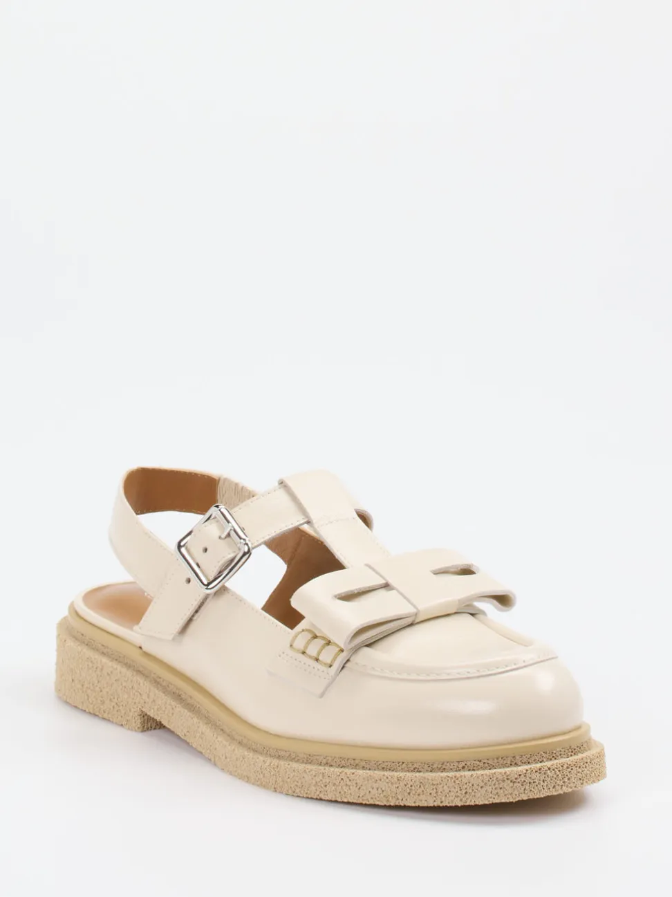 Konstantin Starke – Slingback-Loafer aus Lammleder beige