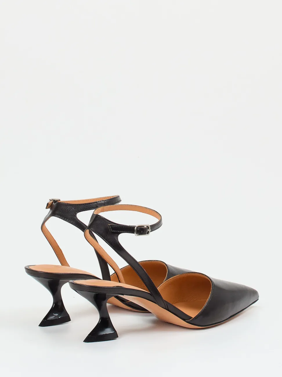 Konstantin Starke – Slingback-Pumps aus Lammleder Schwarz