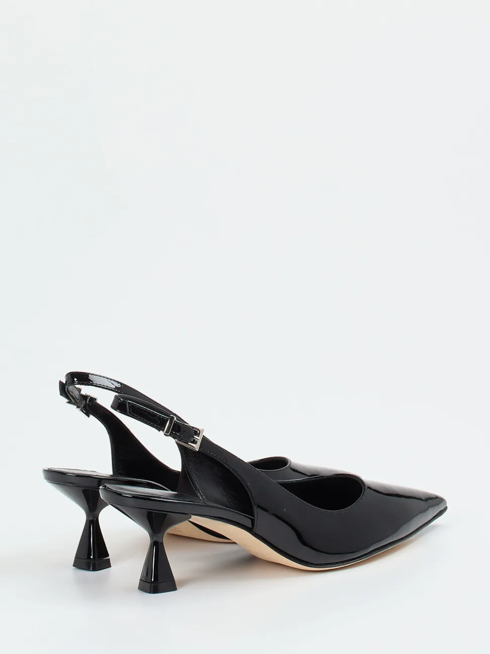 Konstantin Starke – Slingback-Pumps aus Lackleder Schwarz