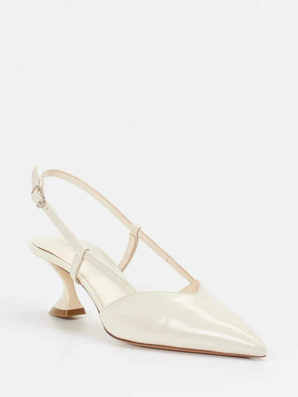 Konstantin Starke – Slingback-Pumps aus Lackleder beige