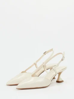 Konstantin Starke – Slingback-Pumps aus Lackleder beige