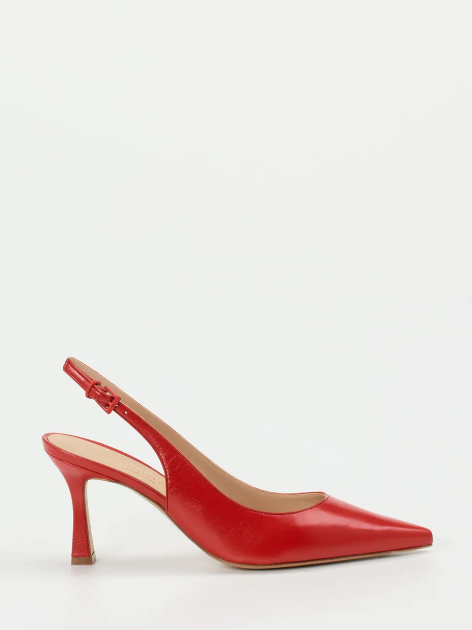 Konstantin Starke – Slingback-Pumps aus Lammleder Rot