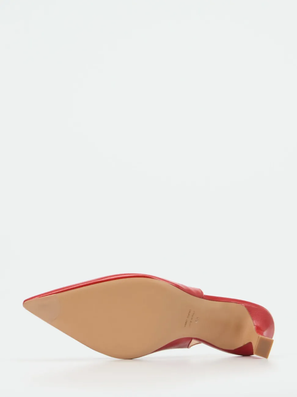 Konstantin Starke – Slingback-Pumps aus Lammleder Rot