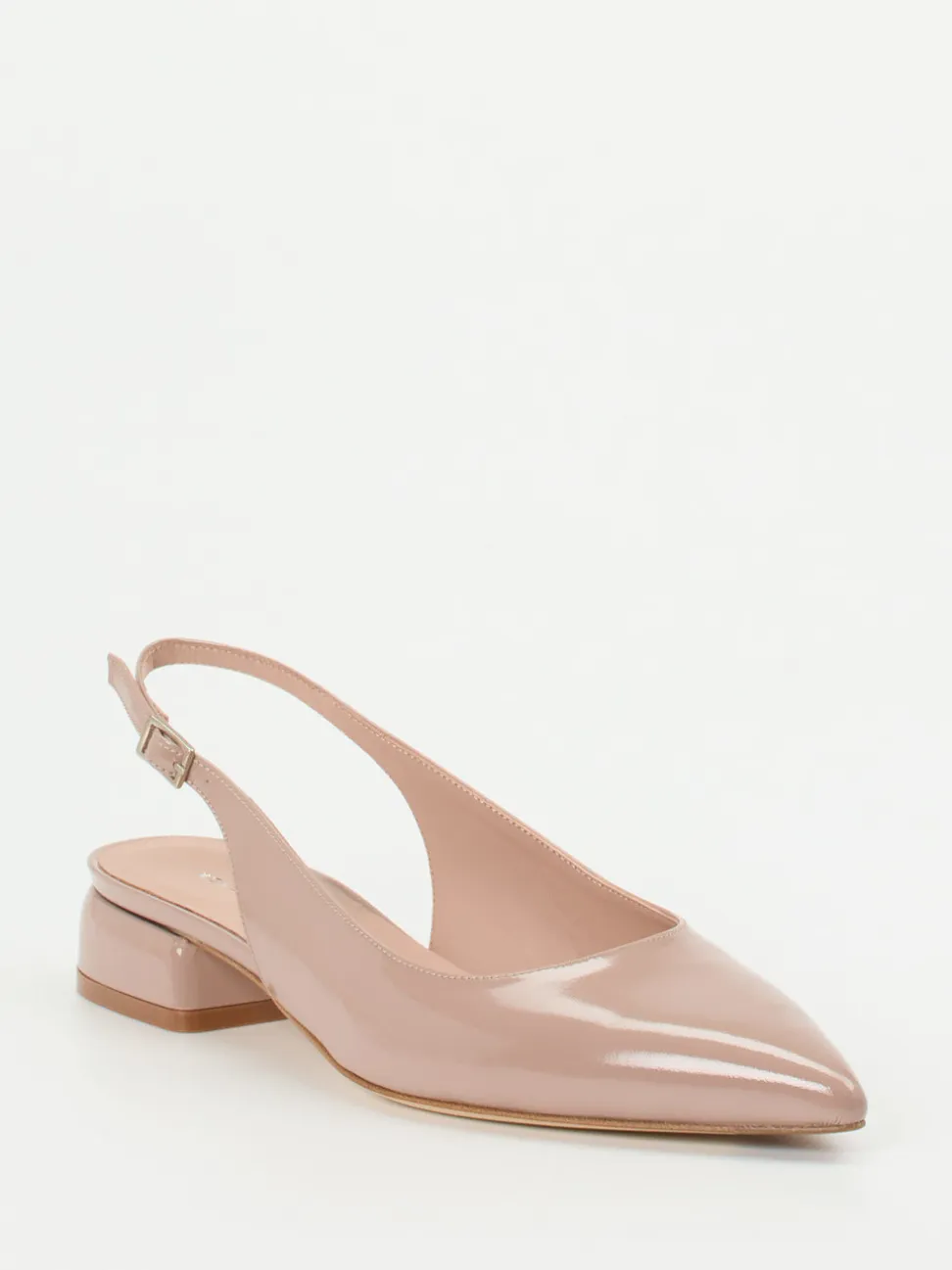 Konstantin Starke – Slingback-Pumps aus Lackleder Rosé