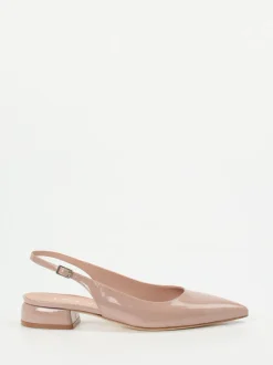 Konstantin Starke – Slingback-Pumps aus Lackleder Rosé