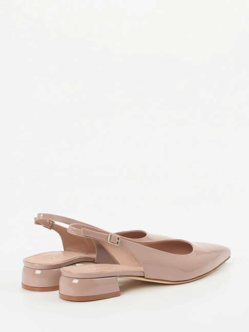 Konstantin Starke – Slingback-Pumps aus Lackleder Rosé