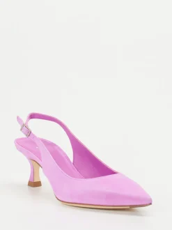 Konstantin Starke – Slingback-Pumps aus Veloursleder Pink