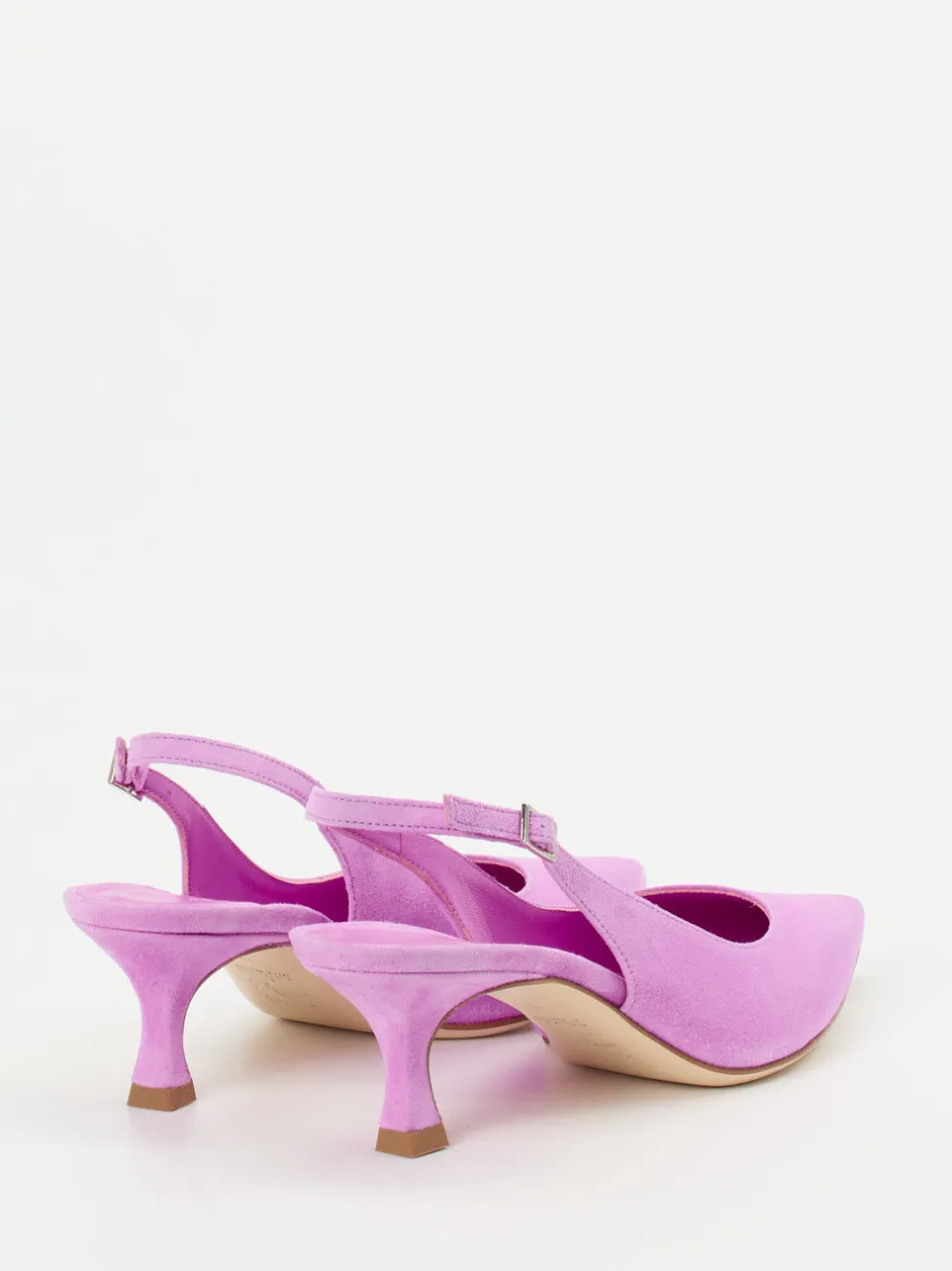 Konstantin Starke – Slingback-Pumps aus Veloursleder Pink