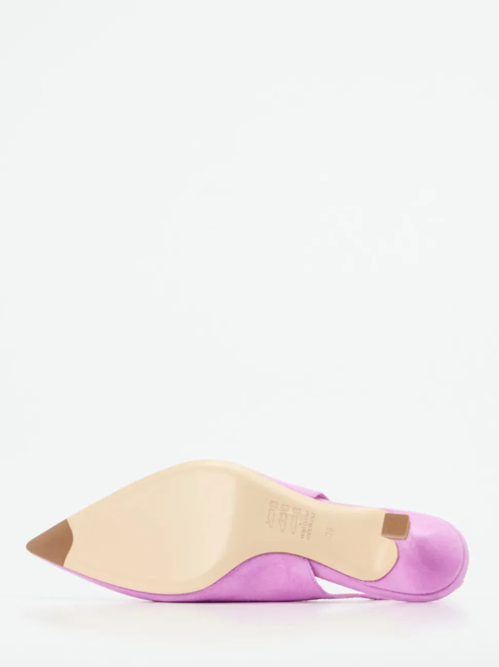Konstantin Starke – Slingback-Pumps aus Veloursleder Pink