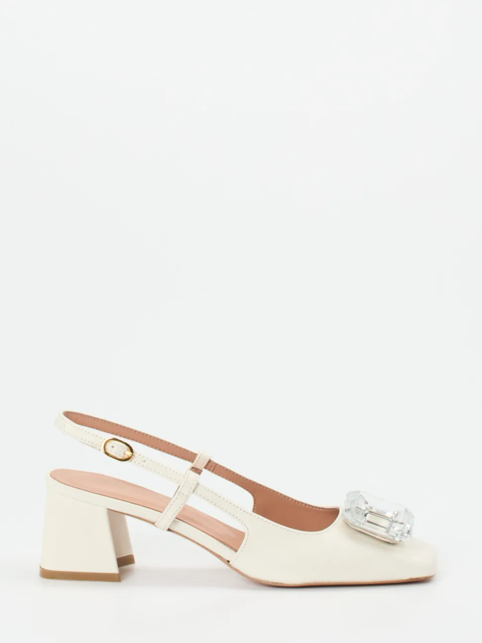 Konstantin Starke – Slingback-Pumps aus Lammleder Beige
