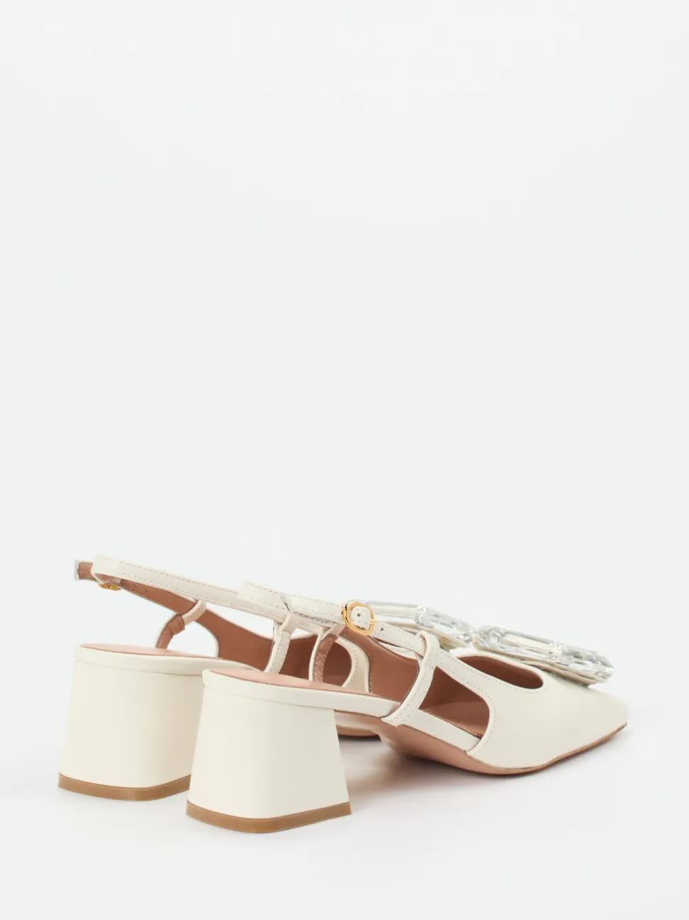 Konstantin Starke – Slingback-Pumps aus Lammleder Beige