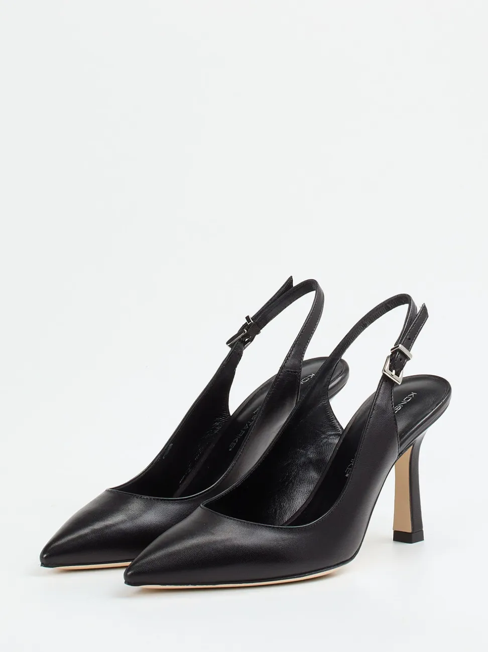 Konstantin Starke – Slingback-Pumps aus Lammleder Schwarz