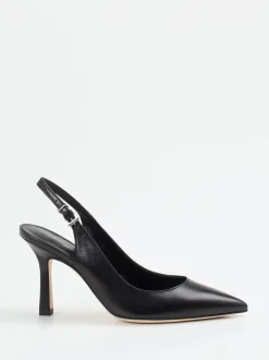 Konstantin Starke – Slingback-Pumps aus Lammleder Schwarz