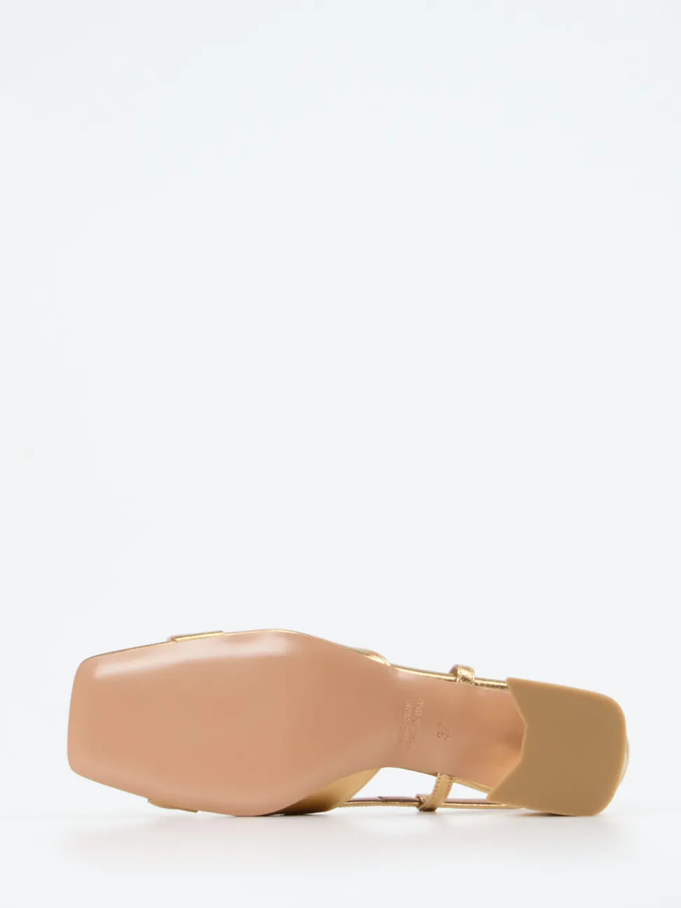 Konstantin Starke – Slingback-Pumps aus Metallicleder Gold