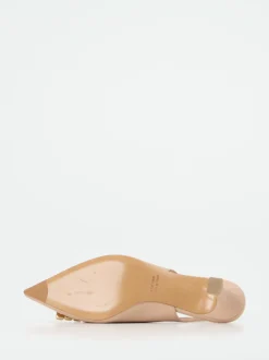Konstantin Starke – Slingback-Pumps aus Lammleder Beige