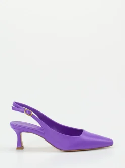 Konstantin Starke – Slingback-Pumps aus Lammleder Violett
