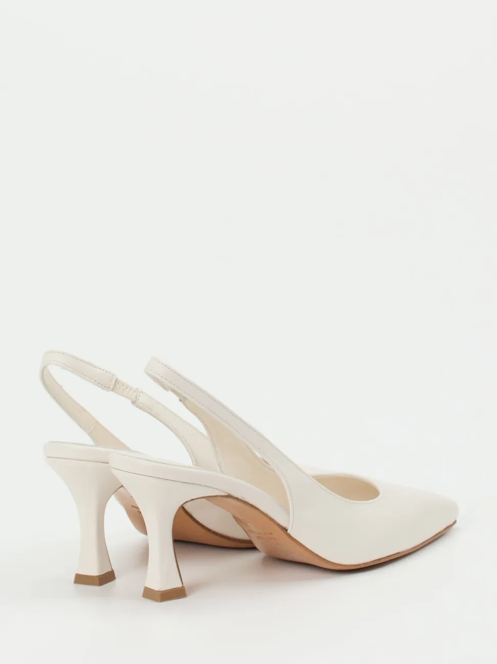 Konstantin Starke – Slingback-Pumps aus Lammleder Weiß