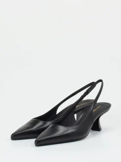 Konstantin Starke – Slingback-Pumps aus Lammleder schwarz