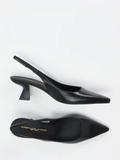 Konstantin Starke – Slingback-Pumps aus Lammleder schwarz