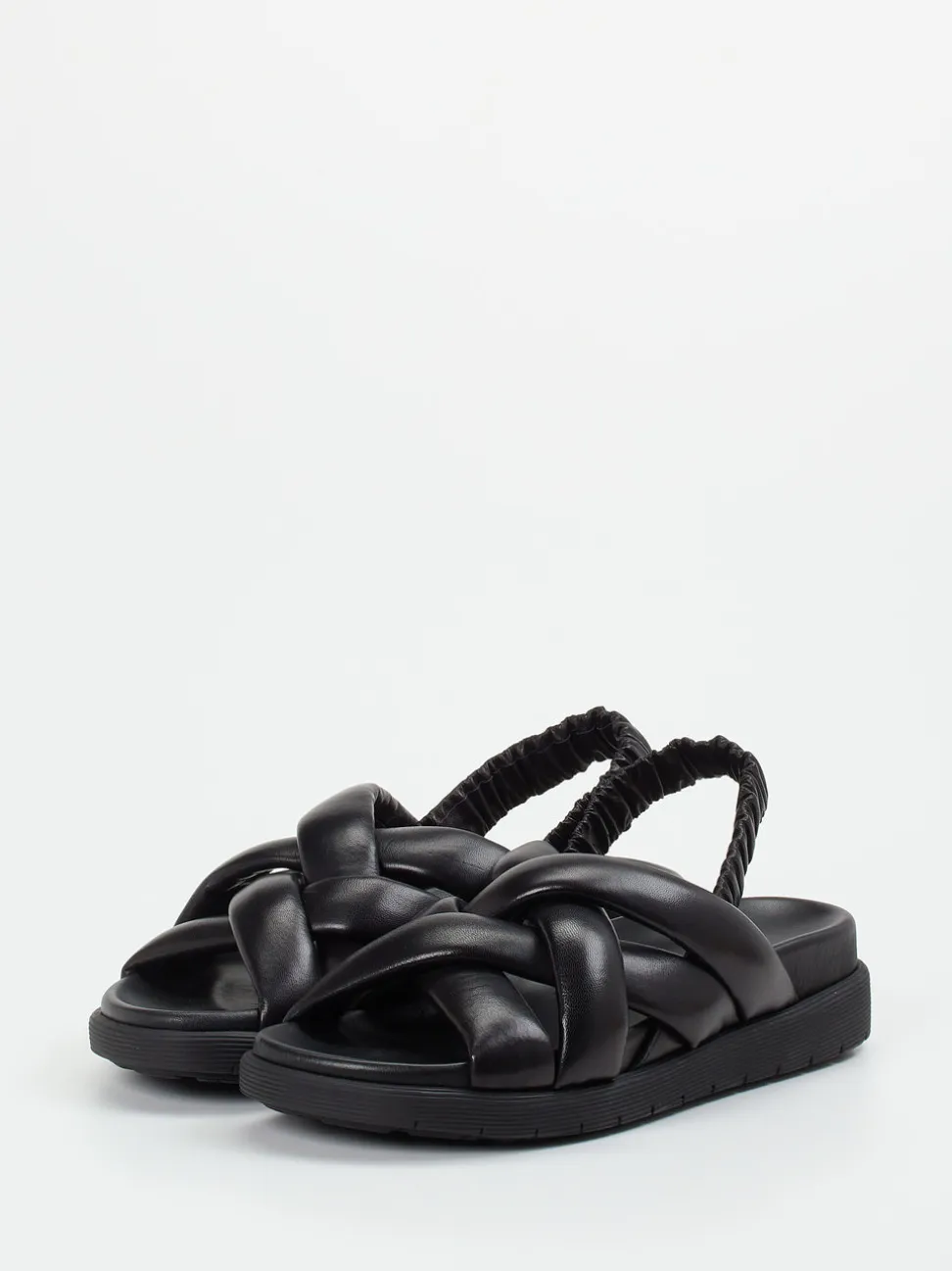 Konstantin Starke – Slingback-Sandalen aus Lammleder Schwarz