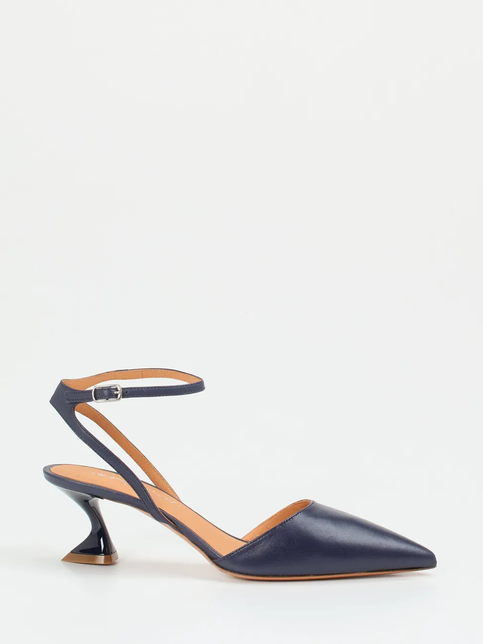 Konstantin Starke – Slingback-Pumps aus Lammleder dunkelblau