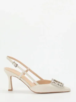 Konstantin Starke – Slingback-Pumps aus Lammleder beige