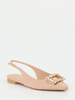 Konstantin Starke – Slingback-Ballerina aus Lammleder Nude