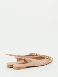 Konstantin Starke – Slingback-Ballerina aus Lammleder Nude