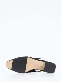 Konstantin Starke – Slingback-Pumps aus Veloursleder schwarz