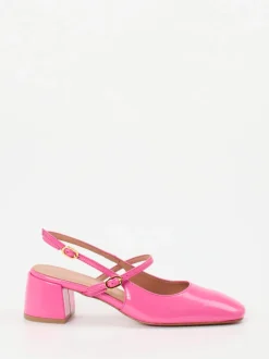 Konstantin Starke – Slingback-Pumps aus Lackleder Pink