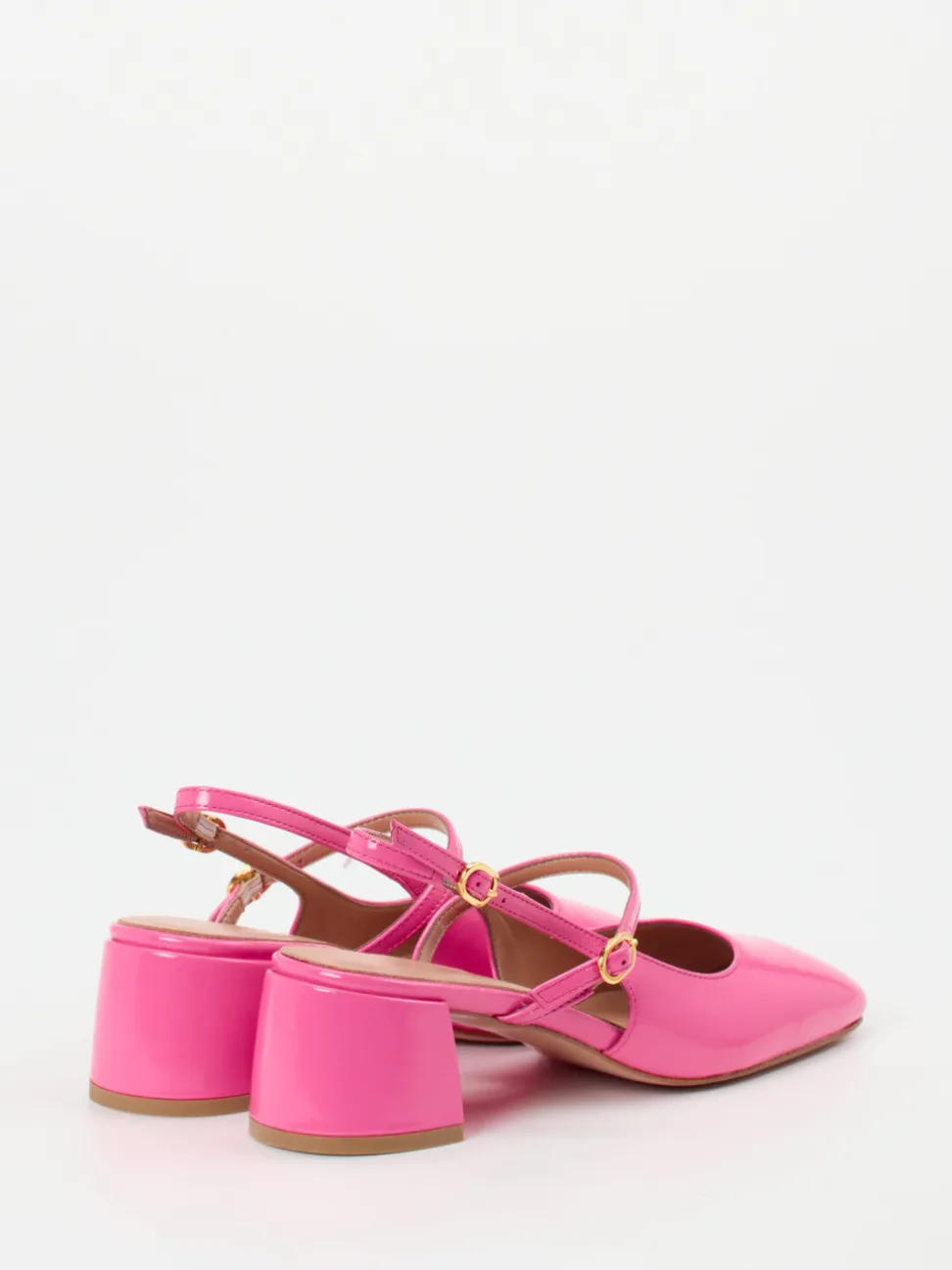 Konstantin Starke – Slingback-Pumps aus Lackleder Pink
