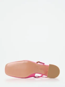 Konstantin Starke – Slingback-Pumps aus Lackleder Pink