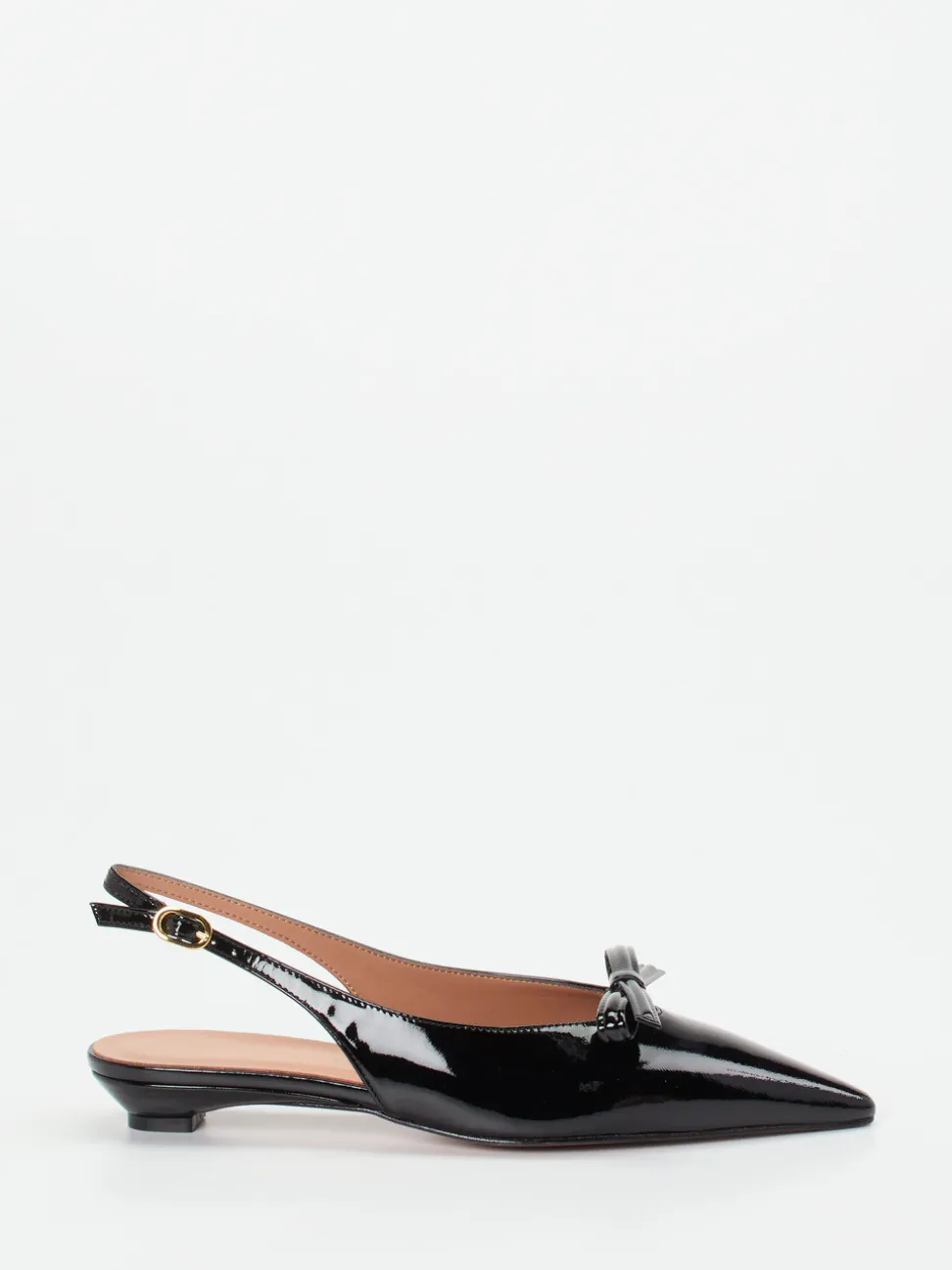 Konstantin Starke – Slingback-Ballerinas aus Lackleder schwarz