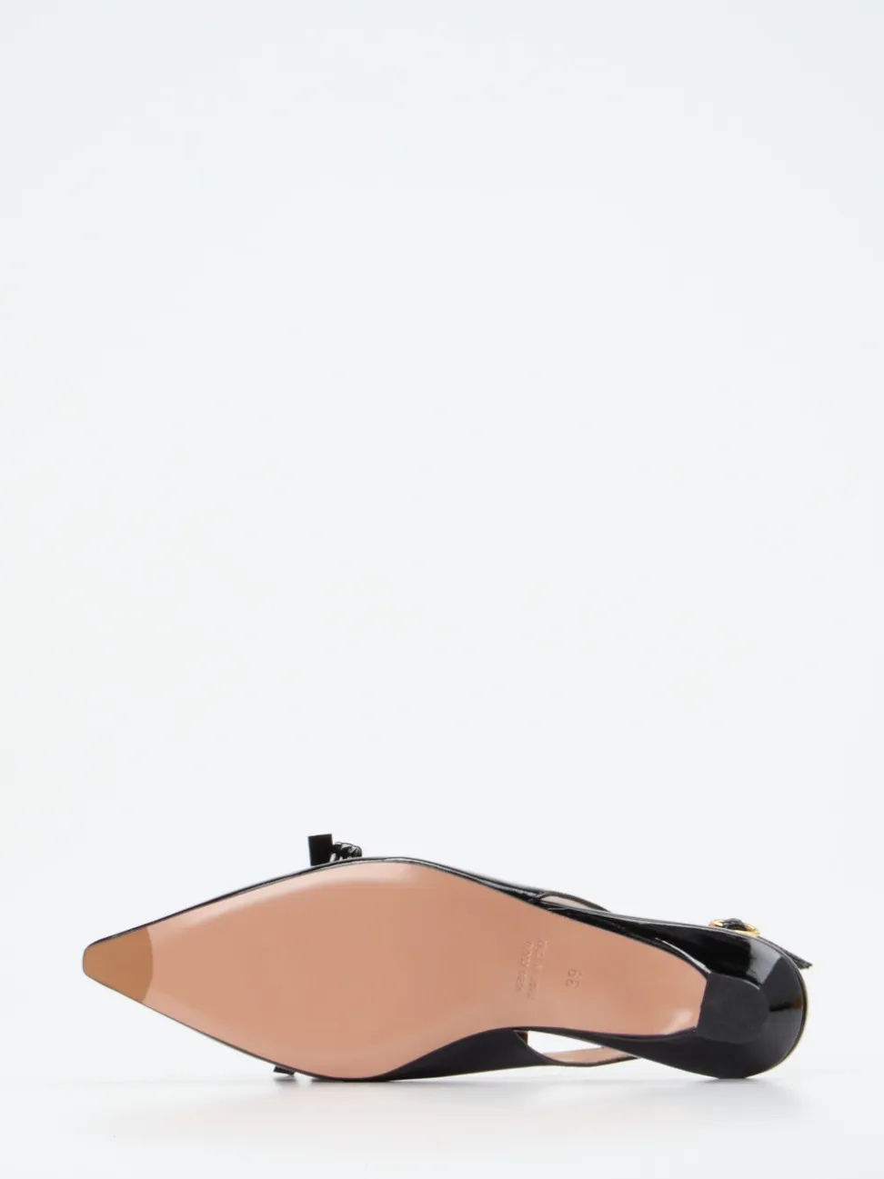 Konstantin Starke – Slingback-Ballerinas aus Lackleder schwarz