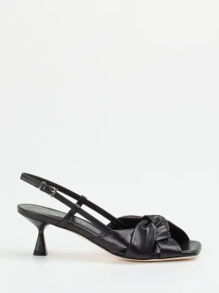 Konstantin Starke – Slingback-Sandalen aus Lammleder Schwarz