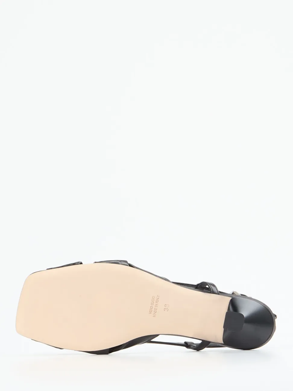 Konstantin Starke – Slingback-Sandalen aus Lammleder Schwarz