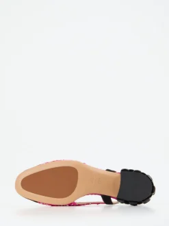 Konstantin Starke – Slingback-Pumps aus Bouclé-Textil pink
