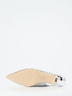 Konstantin Starke – Slingback-Pumps aus Metallicleder Gold