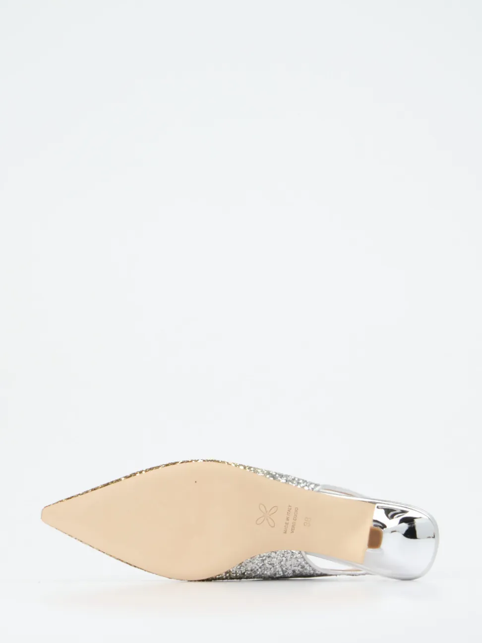 Konstantin Starke – Slingback-Pumps aus Metallicleder Gold