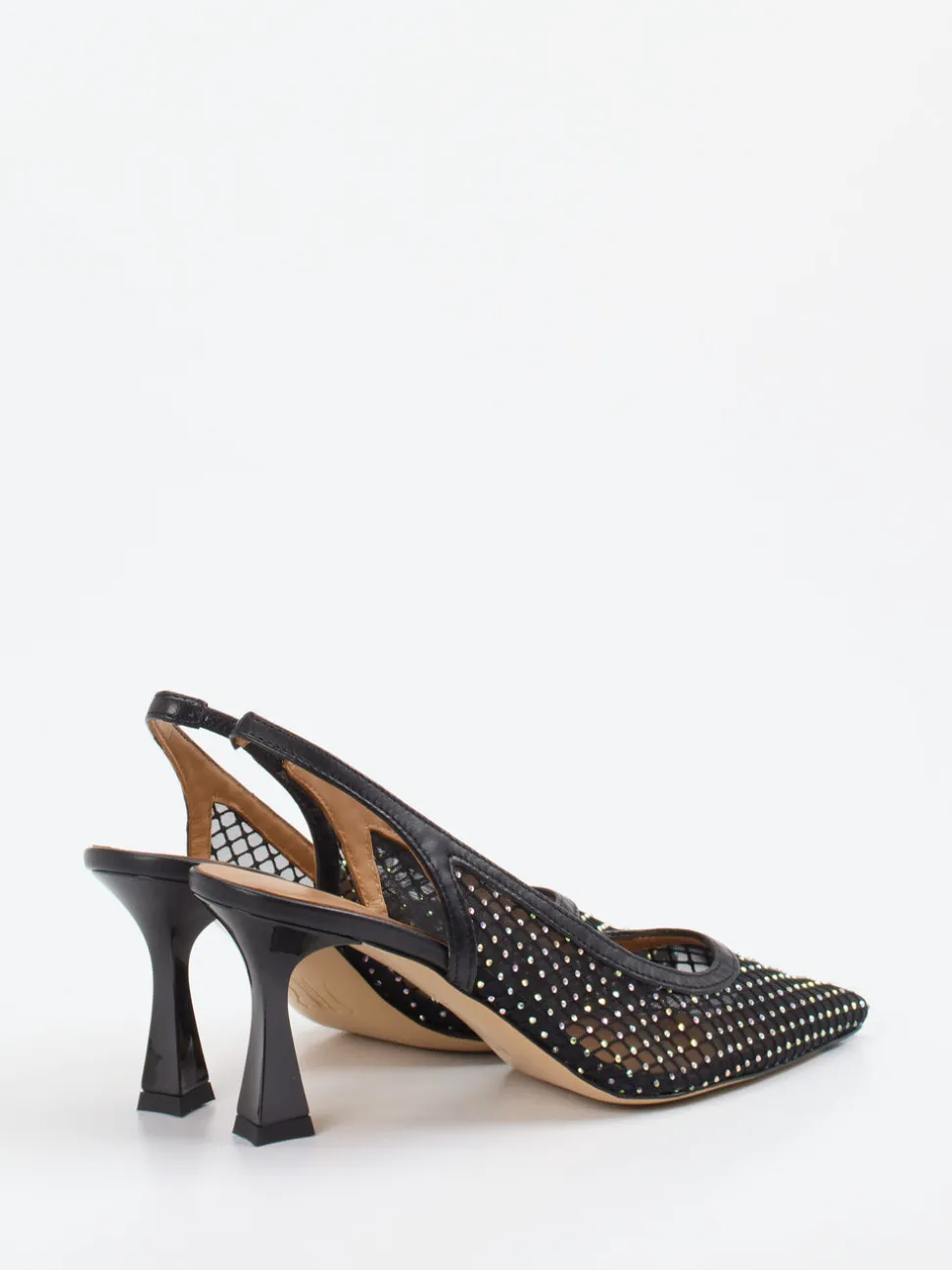Konstantin Starke – Slingback-Pumps aus Netz in Schwarz