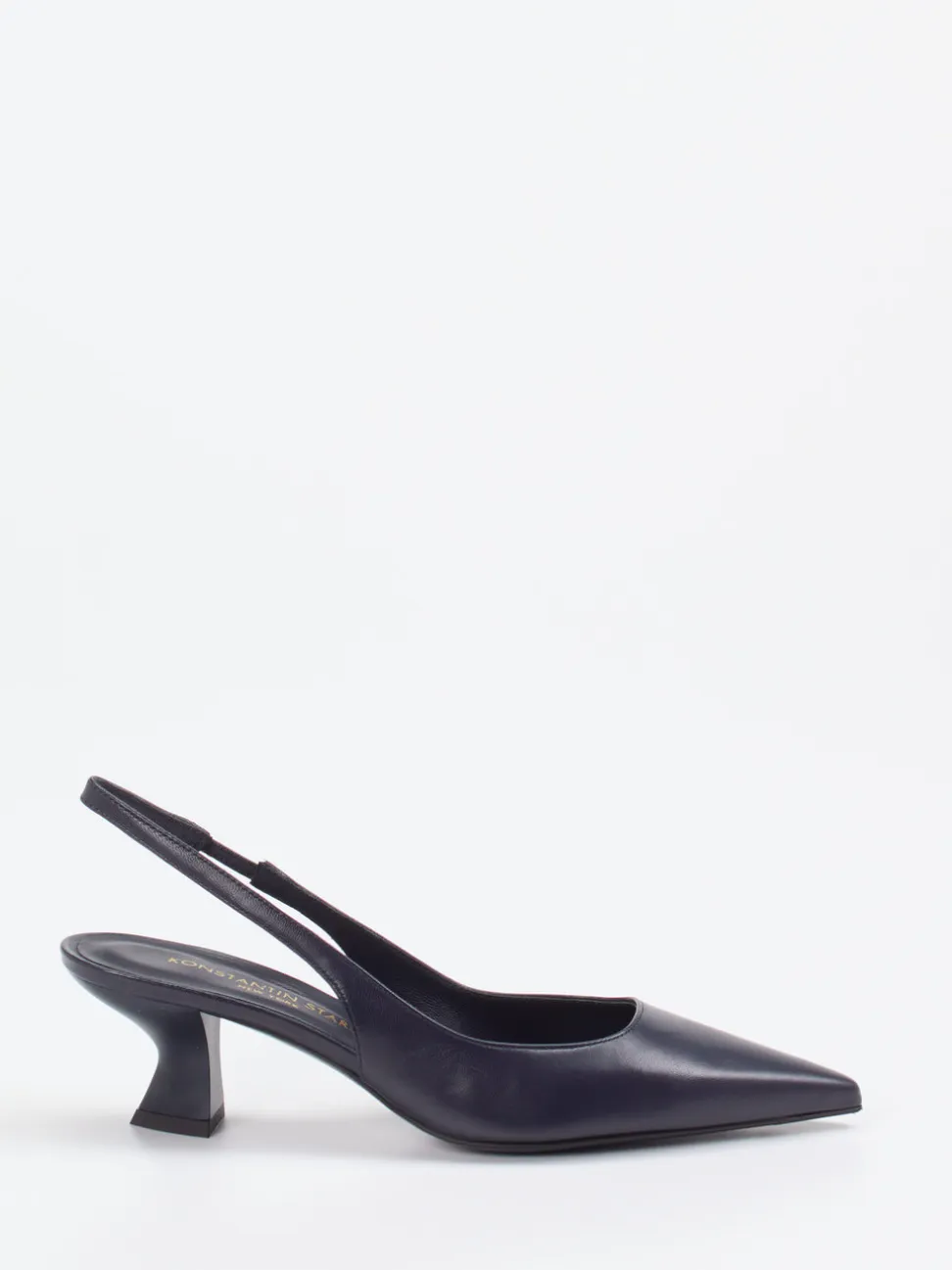 Konstantin Starke – Slingback-Pumps aus Lammleder Blau