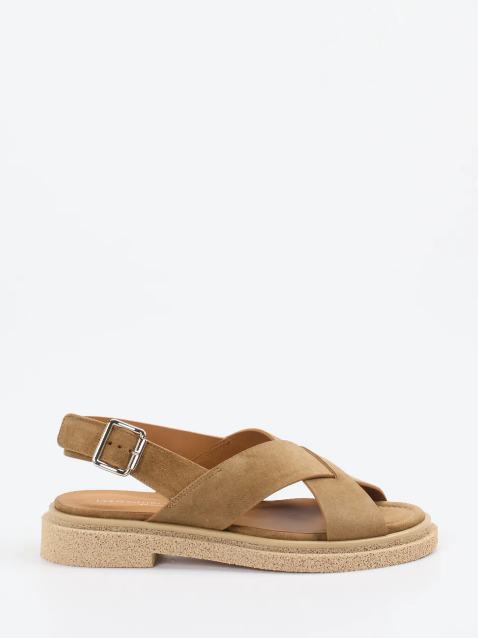 Konstantin Starke – Slingback-Sandale aus Veloursleder sand