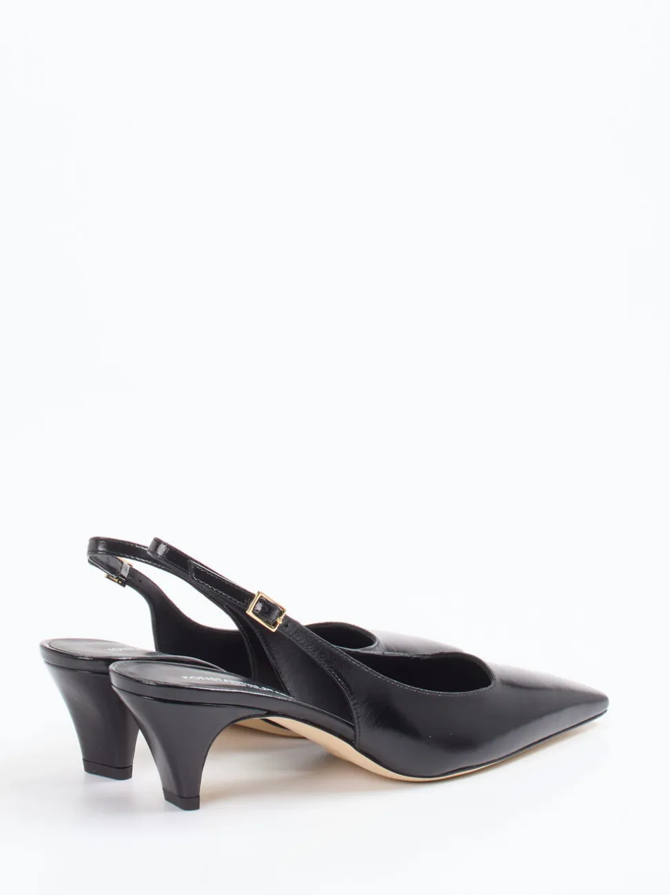Konstantin Starke – Slingback-Pumps aus Lackleder Schwarz
