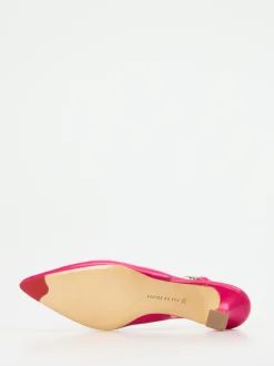 Konstantin Starke – Slingback-Pumps aus Lammleder Pink