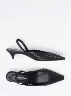 Konstantin Starke – Slingpumps aus Lammleder schwarz