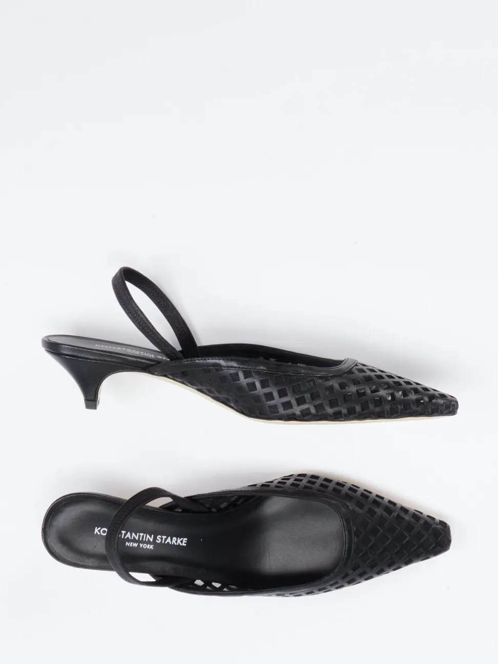 Konstantin Starke – Slingpumps aus Lammleder schwarz