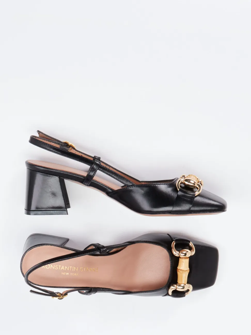 Konstantin Starke – Slingpumps aus Kalbleder Schwarz