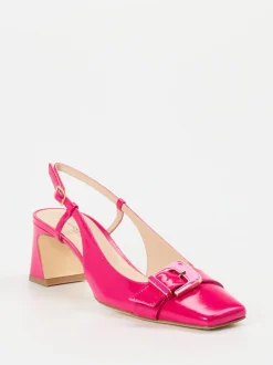 Konstantin Starke – Slingpumps aus Lackleder pink