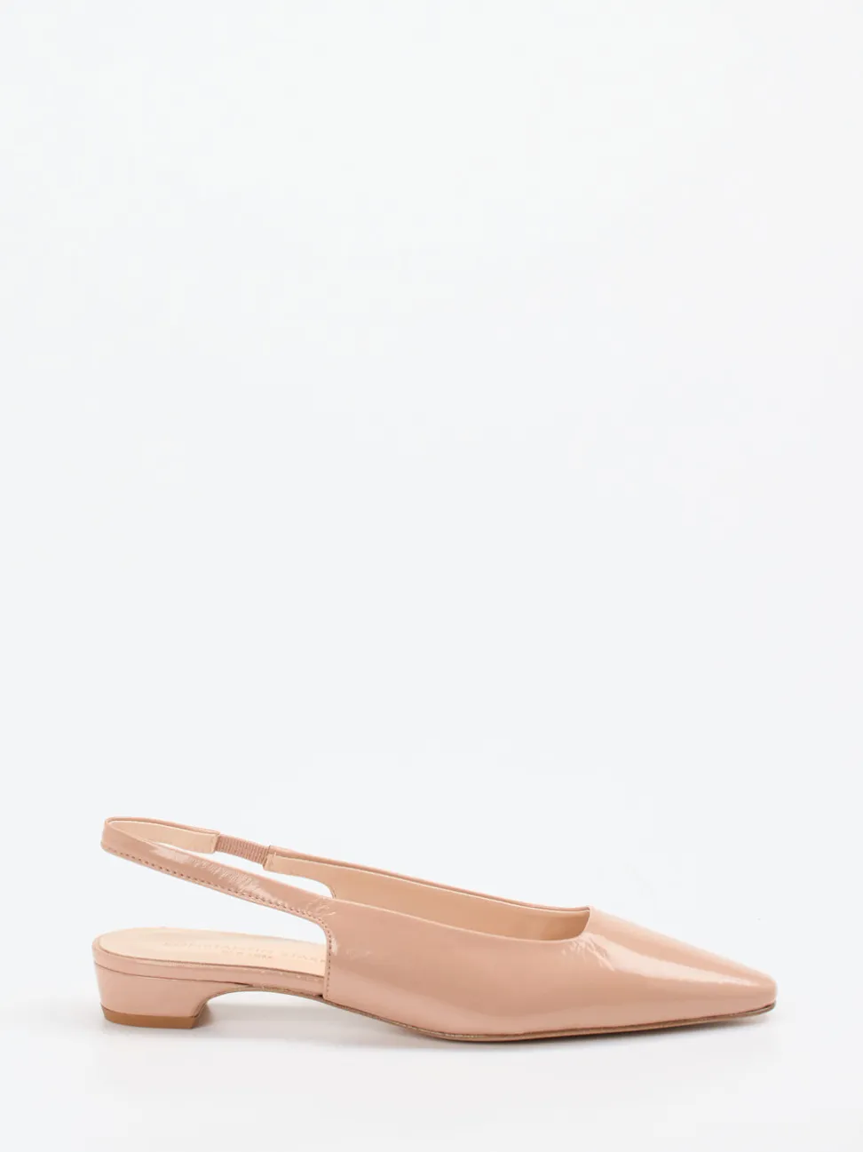 Konstantin Starke – Slingpumps aus Lackleder Rosébeige
