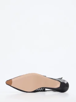 Konstantin Starke – Slingpumps aus Lackleder Schwarz